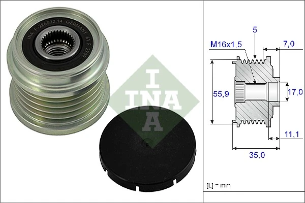 Alternator Freewheel Clutch